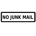 No junk mail.